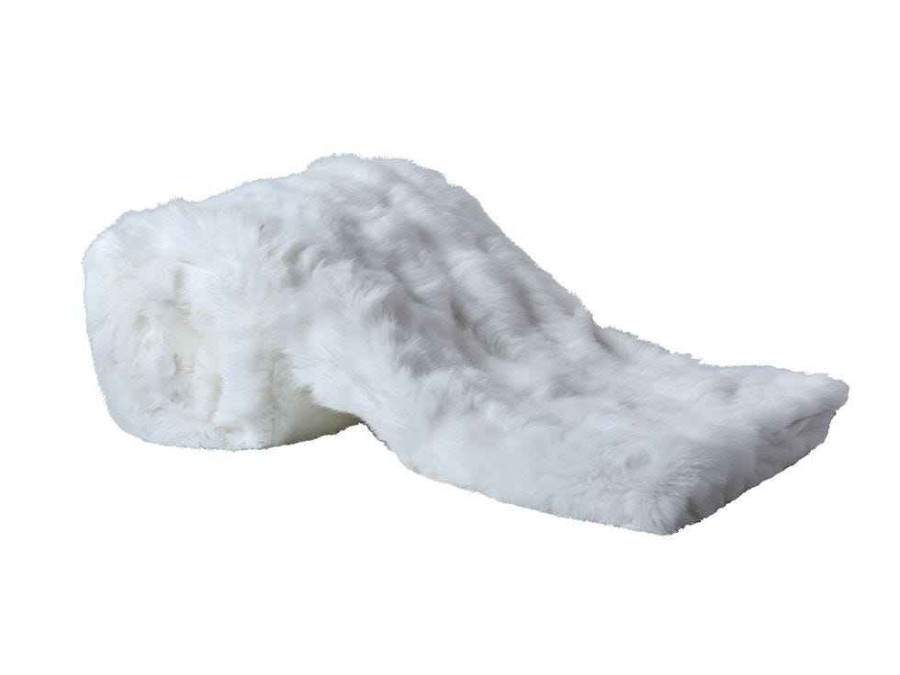 Bed & Bath Indigo Living Quilts & Throws | Plush Fur Throw, White 130X160Cm