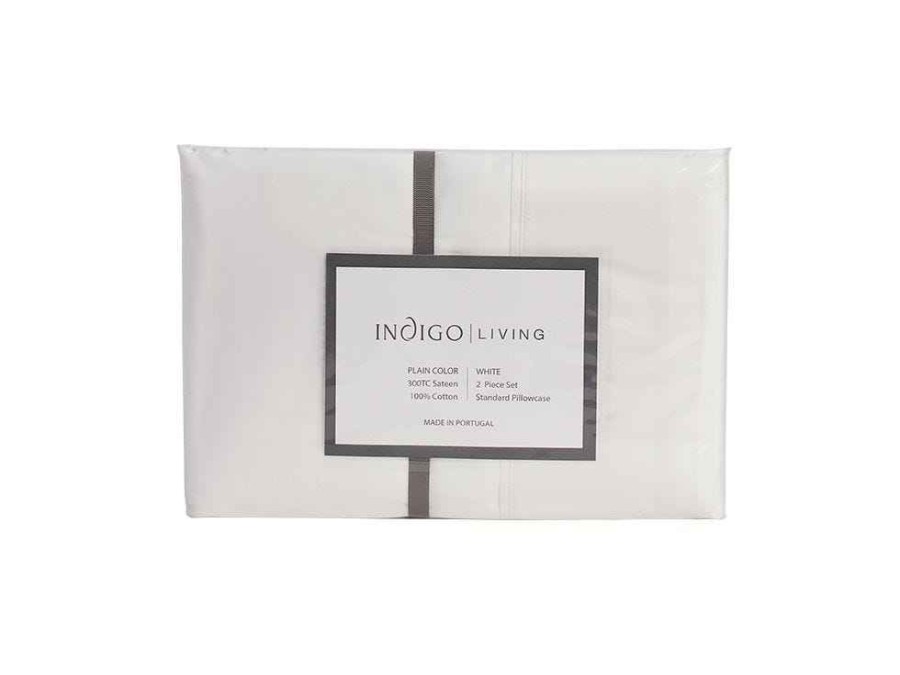 Bed & Bath Indigo Living Bed Linen | Sateen Pillowcase Set Of 2