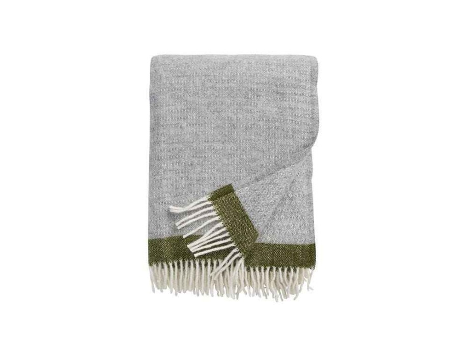 Bed & Bath Indigo Living Quilts & Throws | Hampus Eco Lambs Wool Throw, Avocado